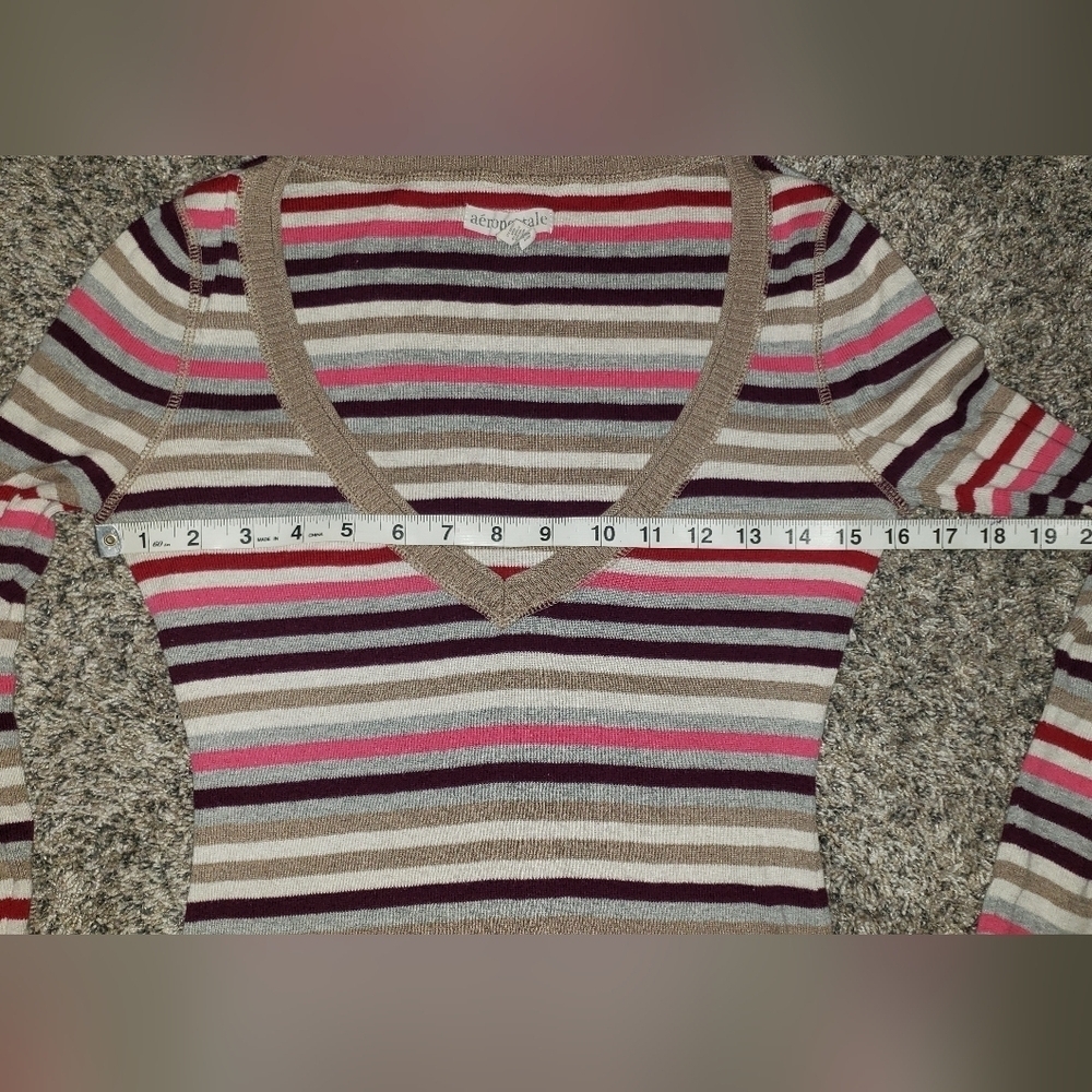 Aeropostale| Vintage V-Neck Top - Picture 3 of 5